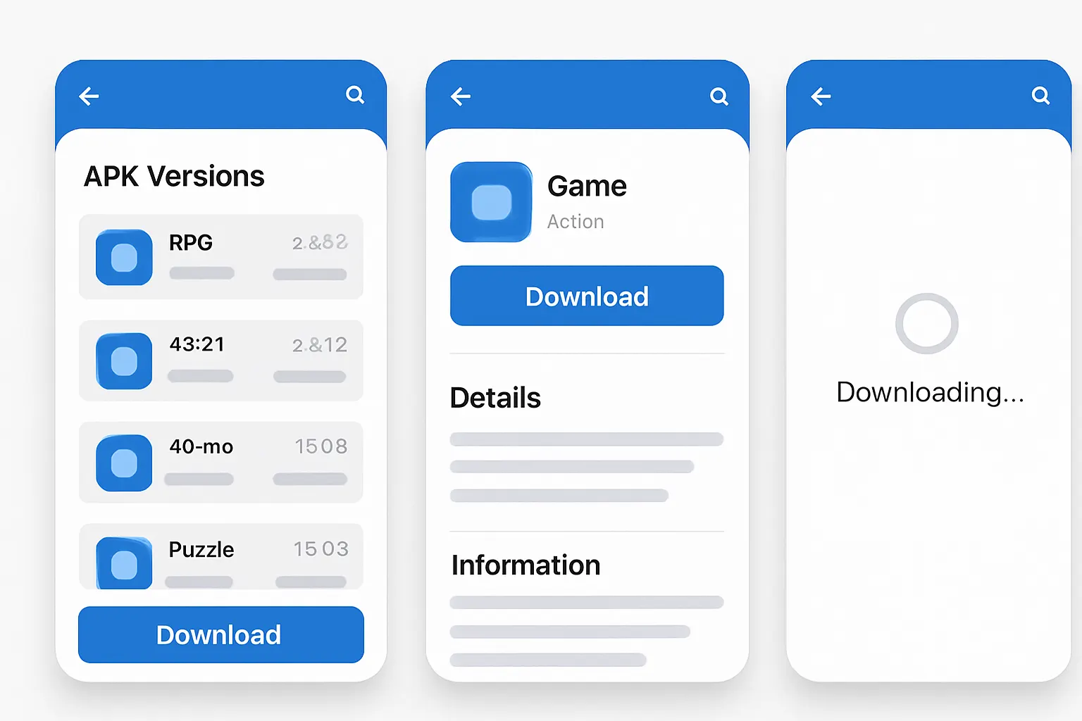 Goa Games Android screen